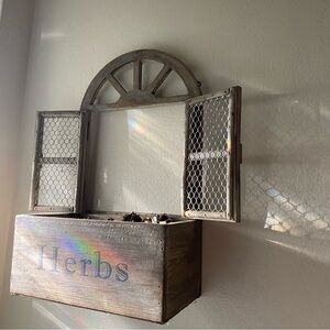 Indoor herbs garden wall pot